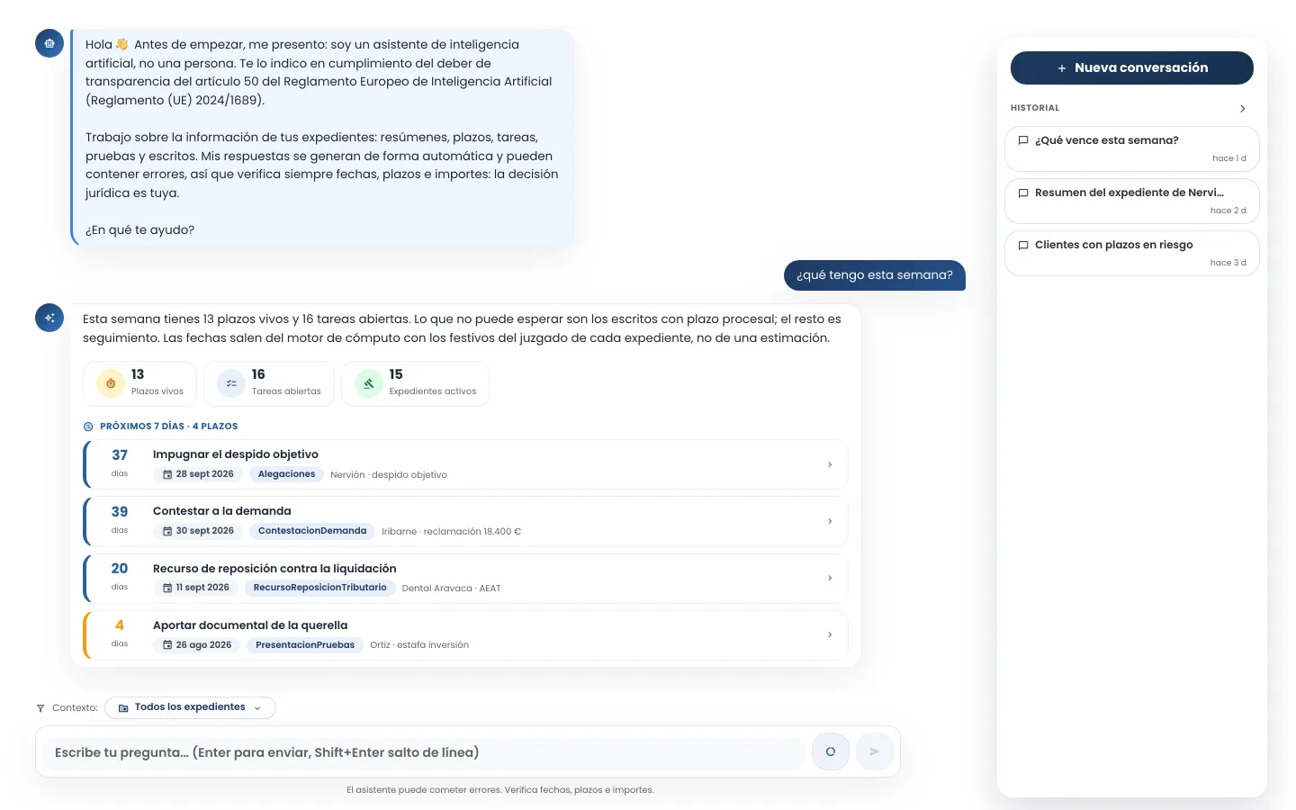 Pregúntale a tu cartera