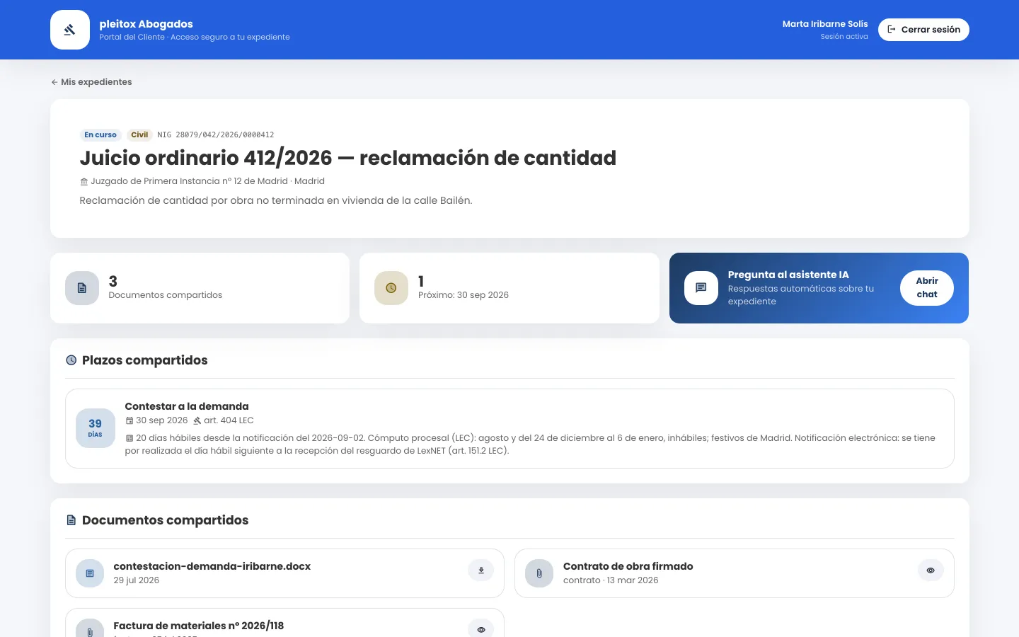 Un portal para quien te instruye