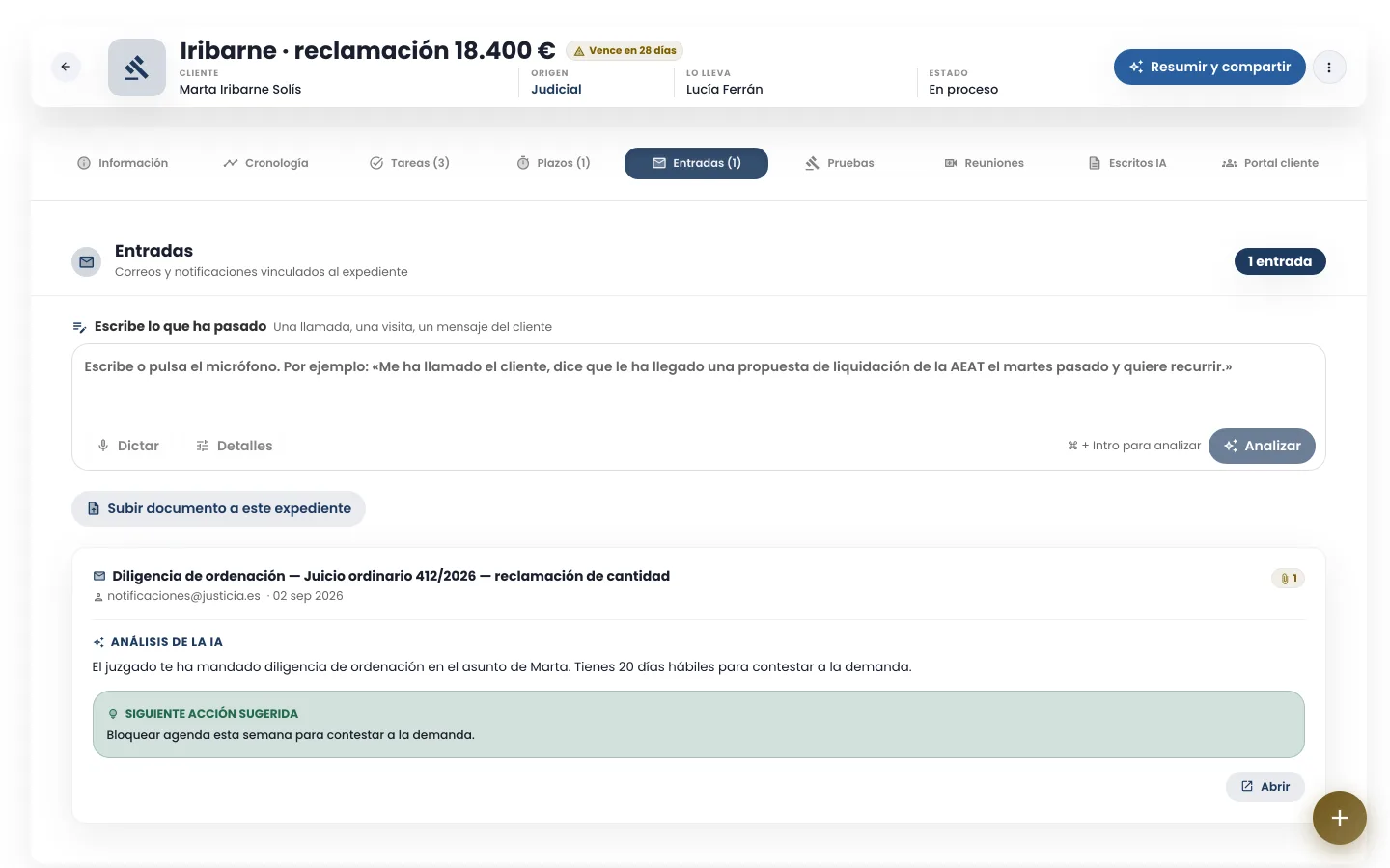 La llamada también es trabajo